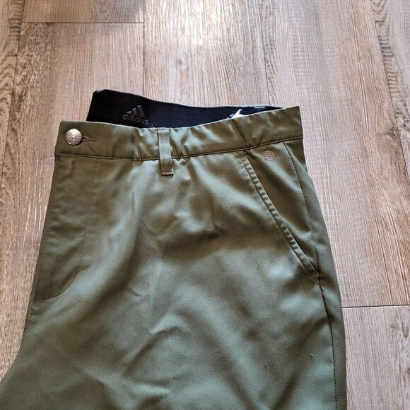 Adidas Golf Moisture Wicking Pants Mens Size 38 x 32, Green - Picture 2 of 9